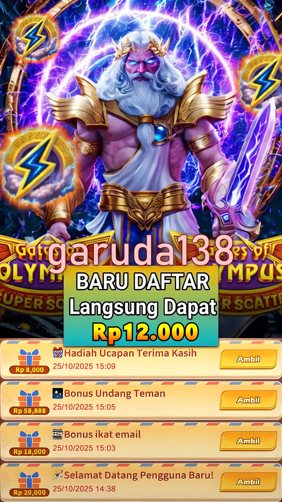 garuda138 Tangkapan Layar - APK Resmi